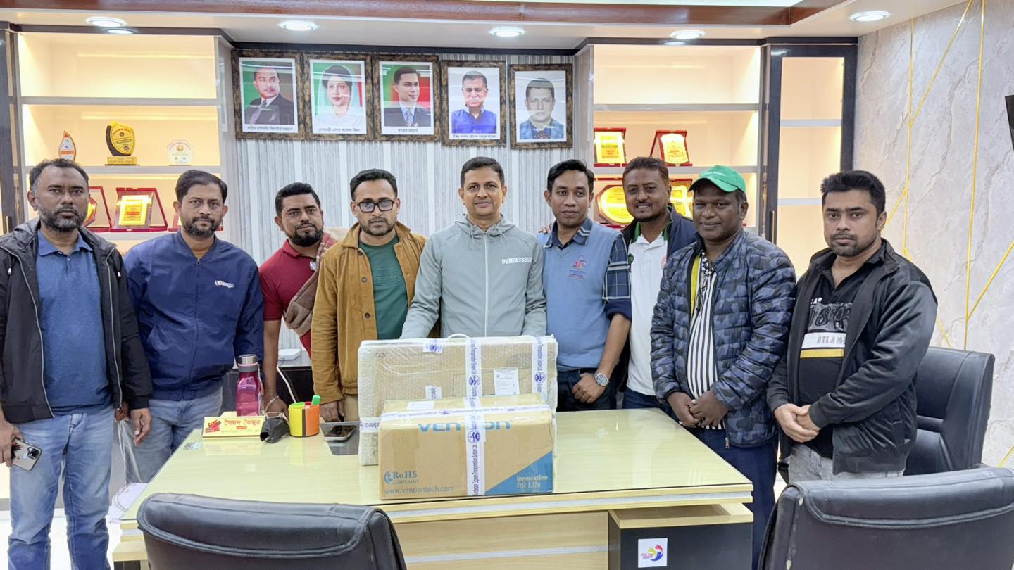 সৈয়দ তৈমুর ফাউন্ডেশন এর পক্ষ থেকে ব্রাহ্মণবাড়িয়া টেলিভিশন জার্নালিষ্ট এসোসিয়েশনকে কম্পিউটার উপহার